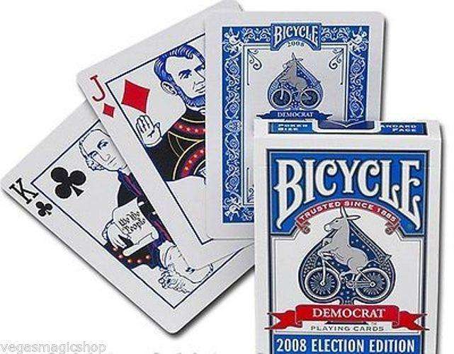 Democrat Blue 2008 Election Bicycle Playing Cards Deck - Image 2