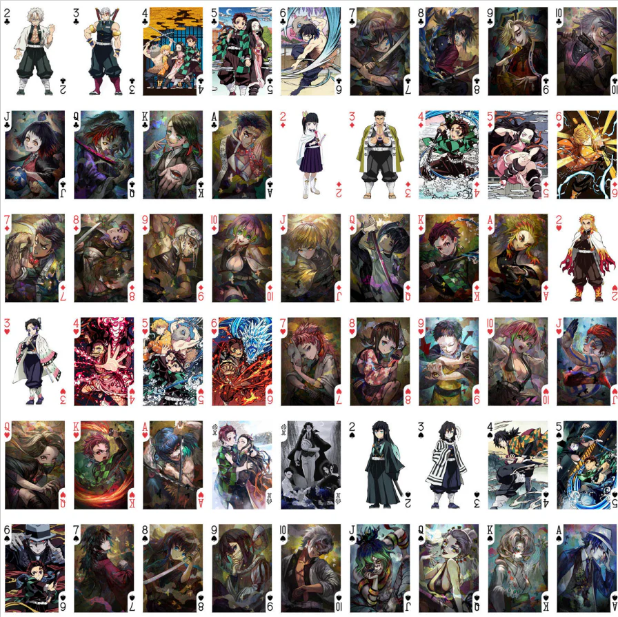 Demon Slayer: Kimetsu no Yaiba Playing Cards by Flonzgift - Image 2