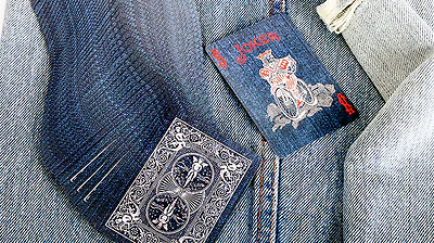Denim v1 Bicycle Playing Cards - Image 7