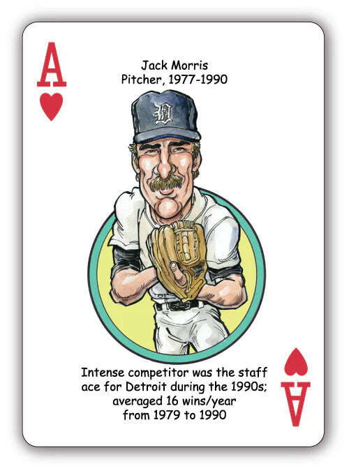 Detroit Baseball Heroes Playing Cards - Image 3