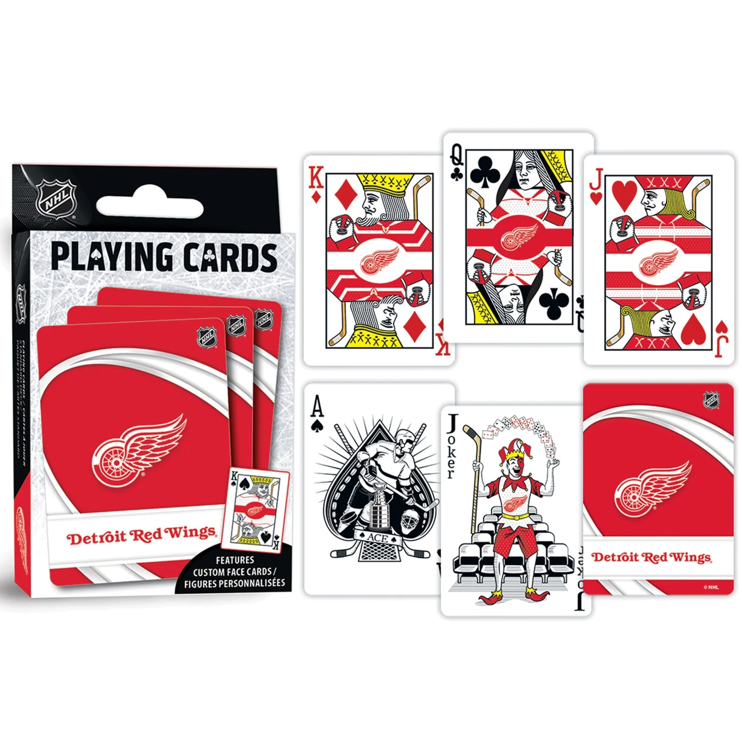 Detroit Red Wings Playing Cards by Masterpieces - Image 3