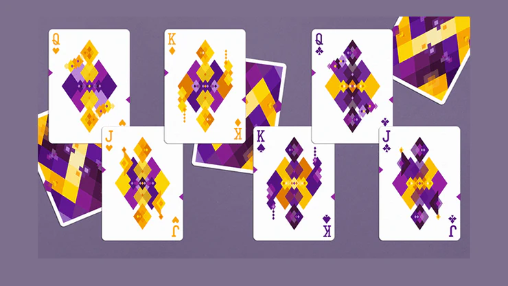 Diamon No 14 Purple Star Playing Cards USPCC - Image 5