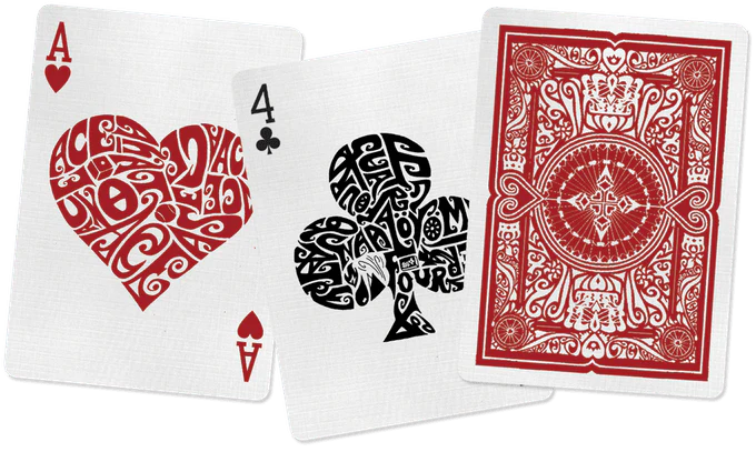 Different Red Bicycle Playing Cards - Image 2