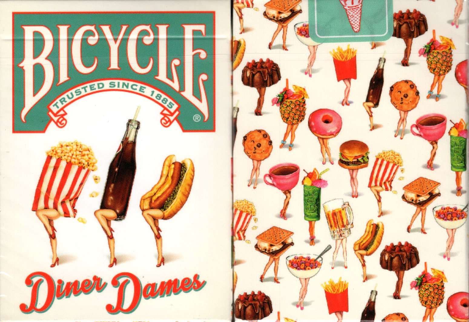 Diner Dames Bicycle Playing Cards – A Taste of Nostalgia