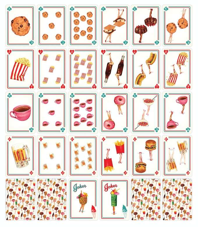 Diner Dames Bicycle Playing Cards – A Taste of Nostalgia - Image 3