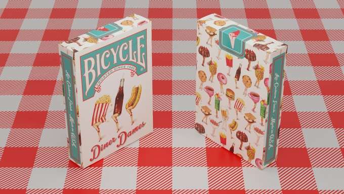 Diner Dames Bicycle Playing Cards – A Taste of Nostalgia - Image 4