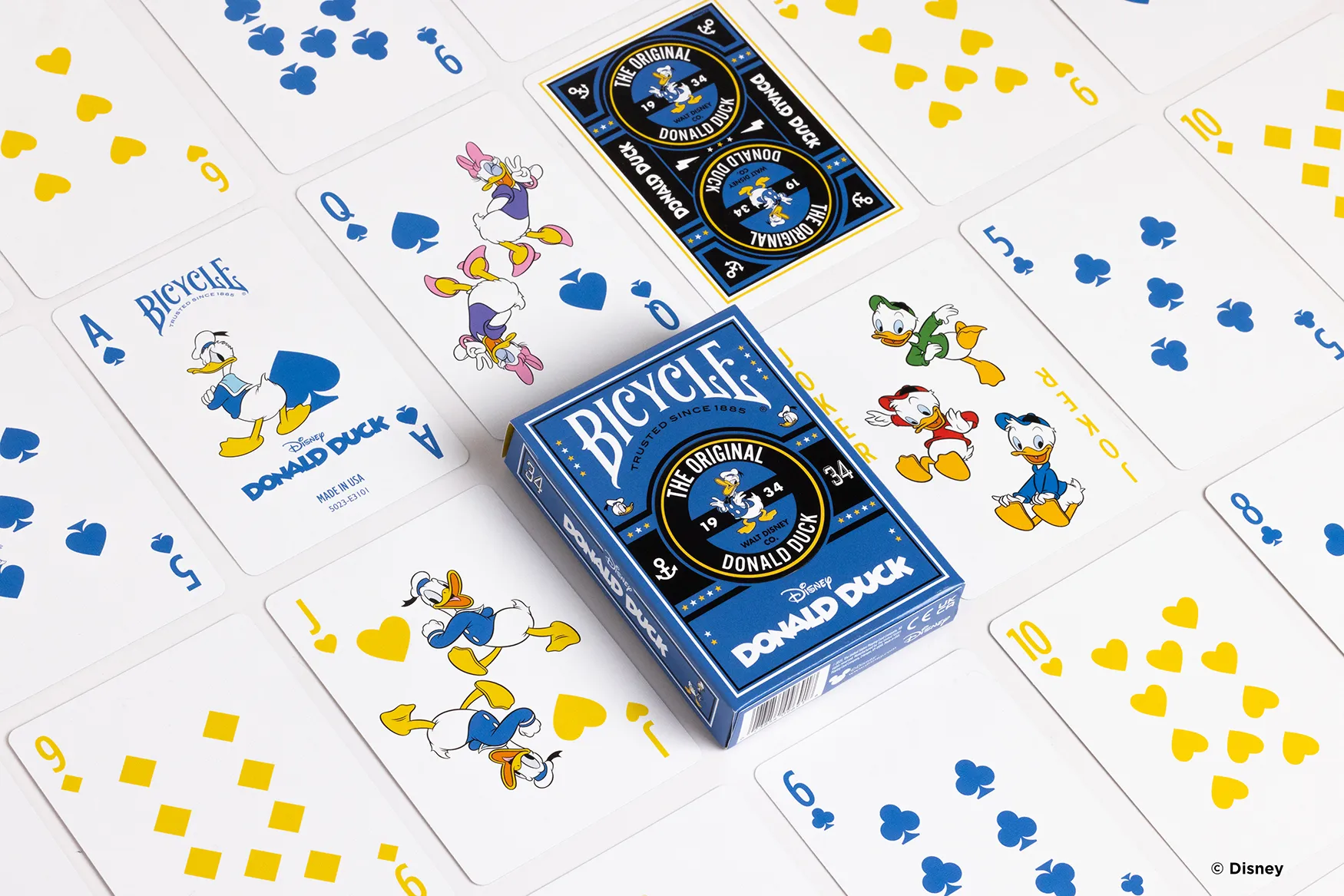 Disney Classic Mickey Mouse and Donald Duck inspired Playing Cards Set - Image 2
