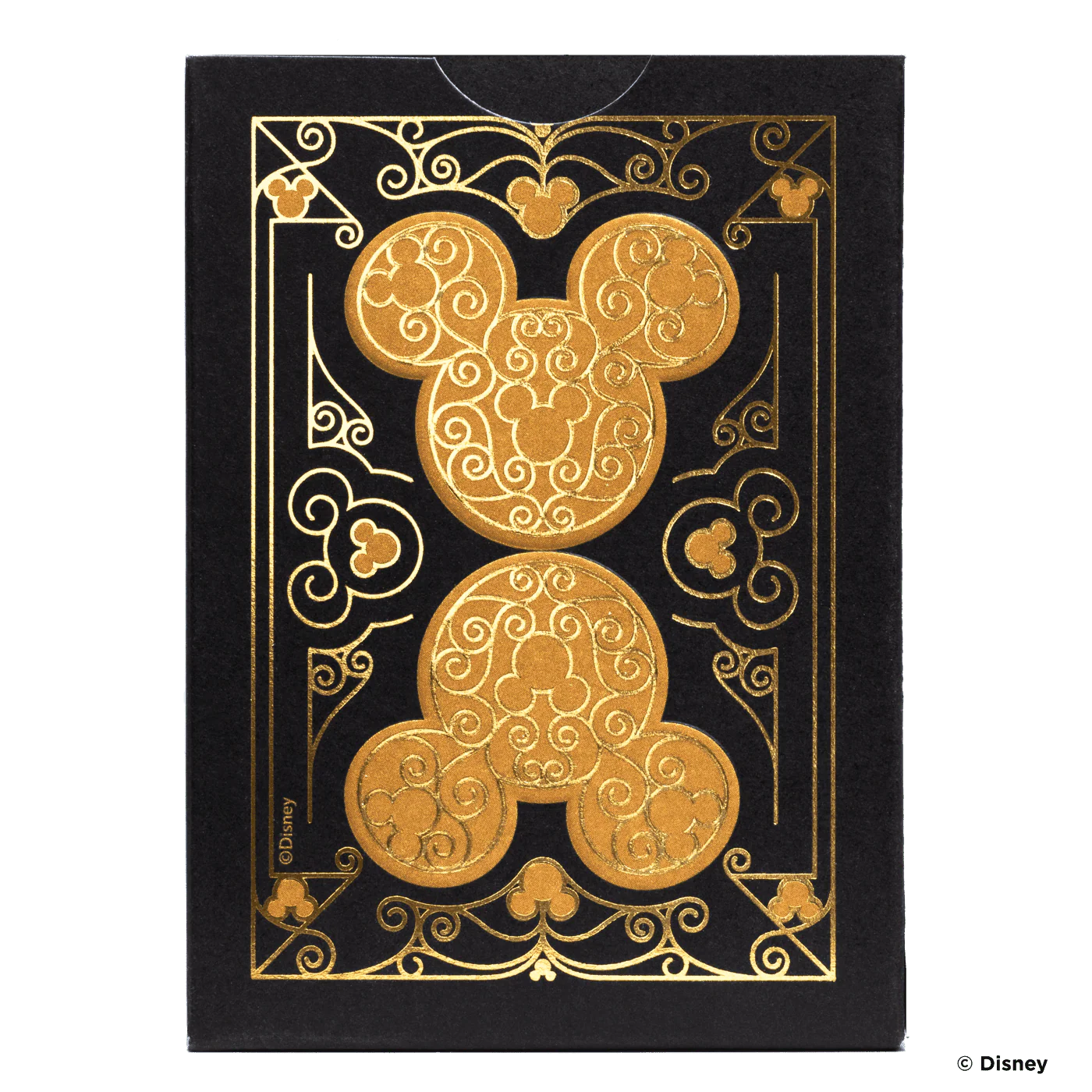 Disney Mickey Mouse Inspired Black and Gold Bicycle Playing Cards - Image 3