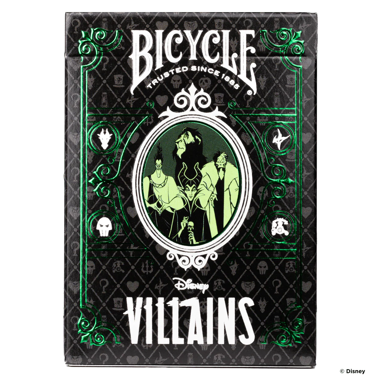 Disney Villains Inspired Green Bicycle Playing Cards - Image 6
