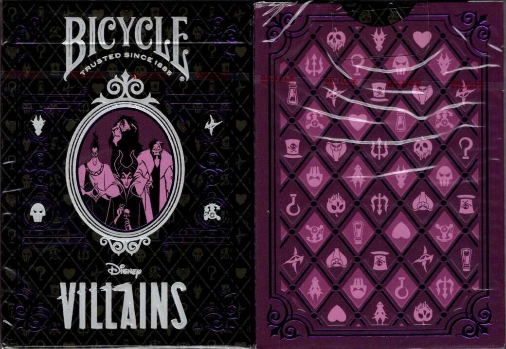 Disney Villains Inspired Purple Bicycle Playing Cards - Image 5