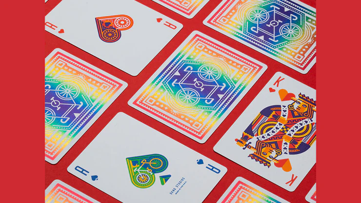 DKNG Rainbow Wheels Playing Cards EPCC - Image 4