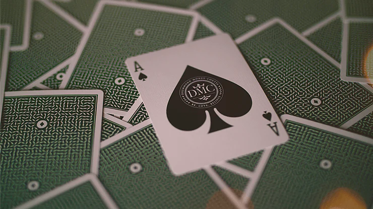 DMC Elites Green Marked Playing Cards USPCC - Image 3