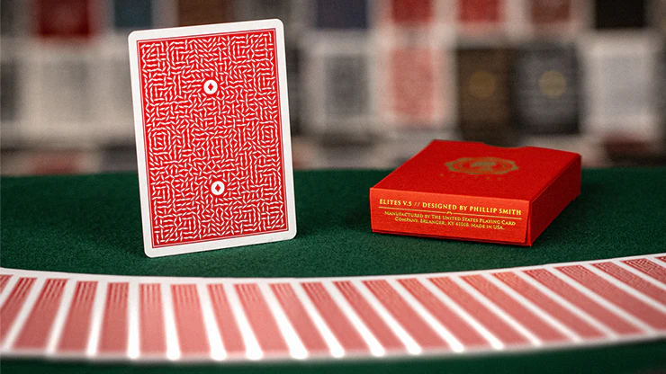 DMC Elites Red v5 Playing Cards USPCC - Image 5