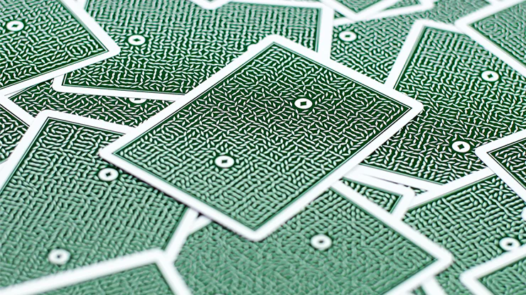 DMC Elites v4 Forest Green Marked Playing Cards - Image 4