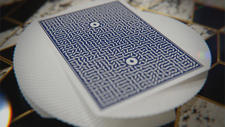 DMC Elites v4 Sovereign Blue Marked Playing Cards - Image 6