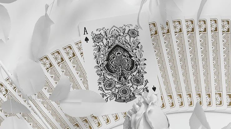 Dondorf White Gold Playing Cards USPCC - Image 2