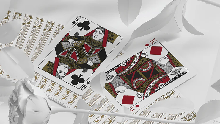 Dondorf White Gold Playing Cards USPCC - Image 3