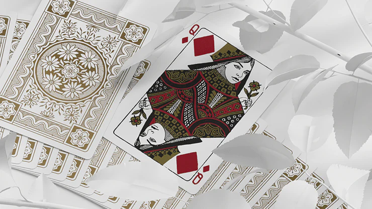 Dondorf White Gold Playing Cards USPCC - Image 4
