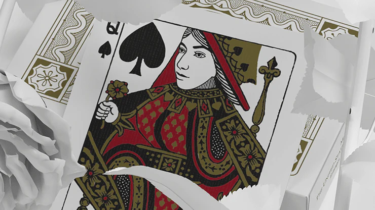 Dondorf White Gold Playing Cards USPCC - Image 5