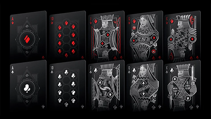 Double Black Classic Playing Cards USPCC - Image 2