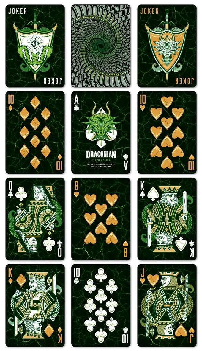 Draconian Wildfire Playing Cards LPCC - Image 3