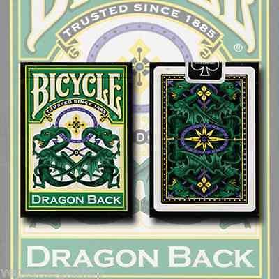 Dragon Back Green Bicycle Playing Cards - Image 2
