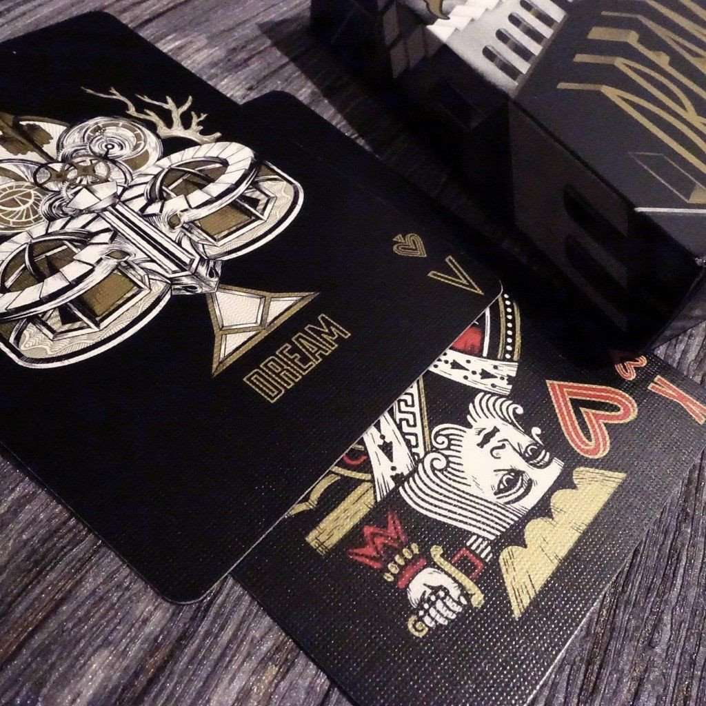 Dream Black Gold Bicycle Playing Cards Deck - Image 4