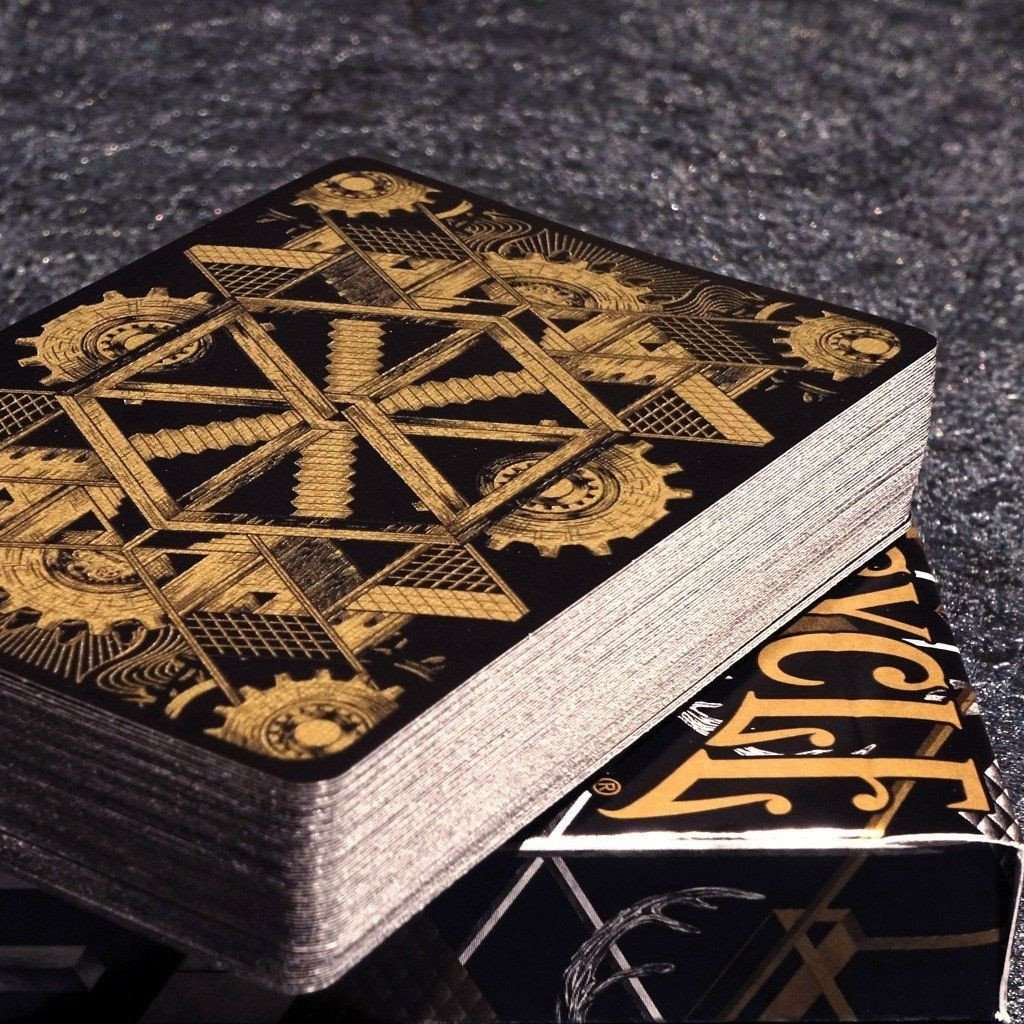 Dream Black Gold Bicycle Playing Cards Deck - Image 5