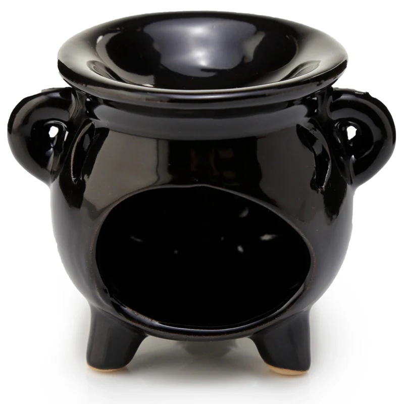 Eden Small Black Cauldron Oil Burner - Image 3