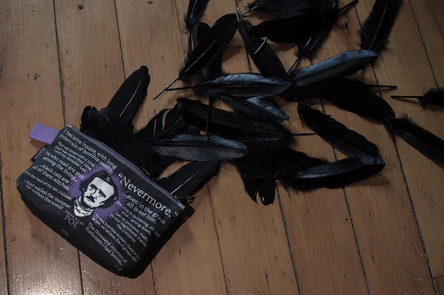 Edgar Allan Poe Zipper Bag - Image 4