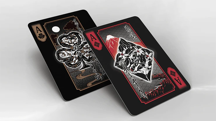 Edo Karuta Shogun Black Bicycle Playing Cards - Image 4