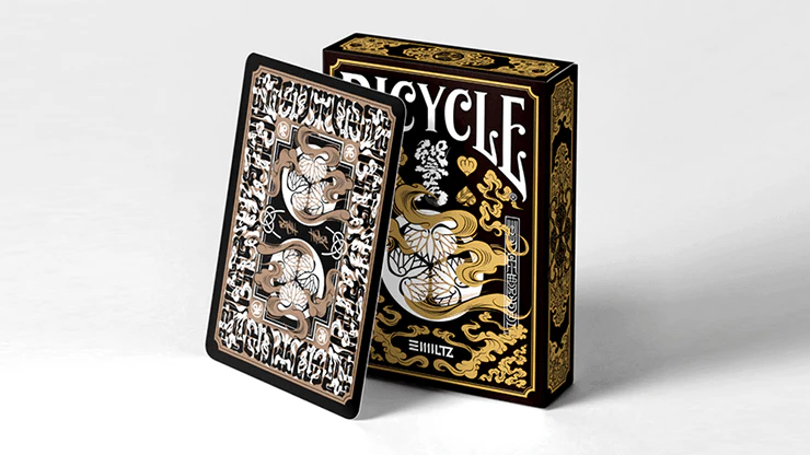 Edo Karuta Shogun Black Bicycle Playing Cards - Image 6