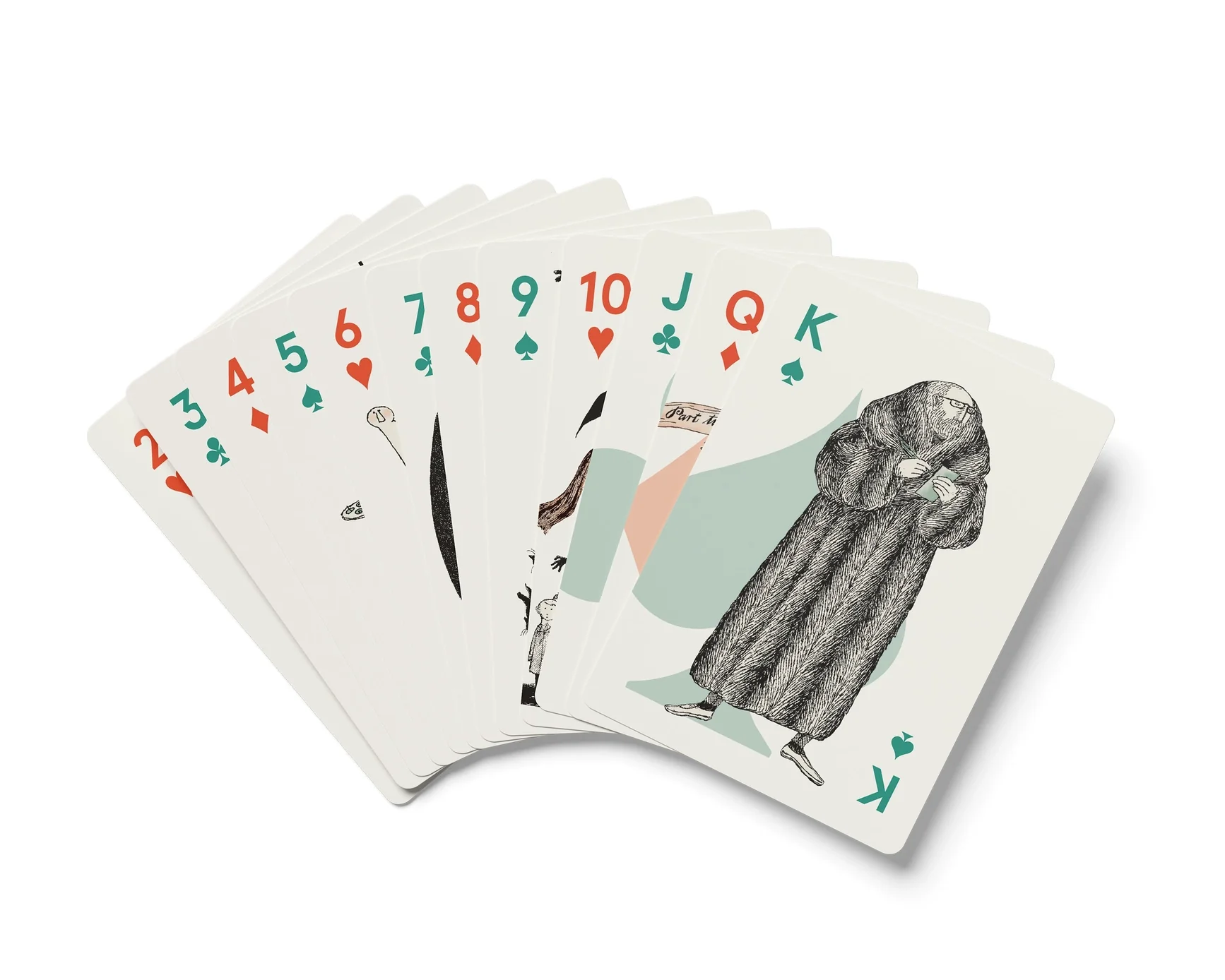 Edward Gorey Playing Cards with Magnetic Tuck Box - Image 2