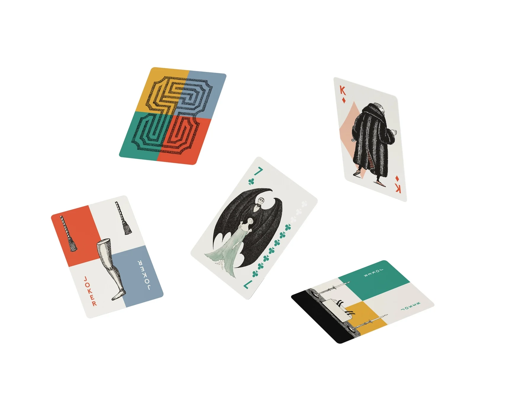 Edward Gorey Playing Cards with Magnetic Tuck Box - Image 3
