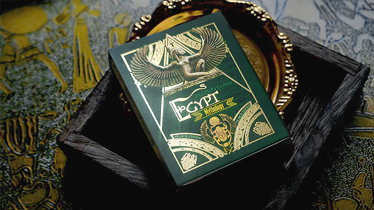 Egypt Mythology Black Edition Playing Cards - Green
