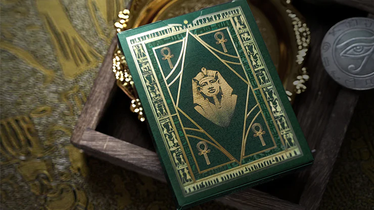 Egypt Mythology Black Edition Playing Cards - Green - Image 6