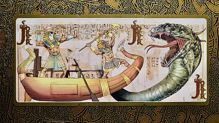 Egypt Mythology Premium Edition Playing Cards - Ruby - Image 2