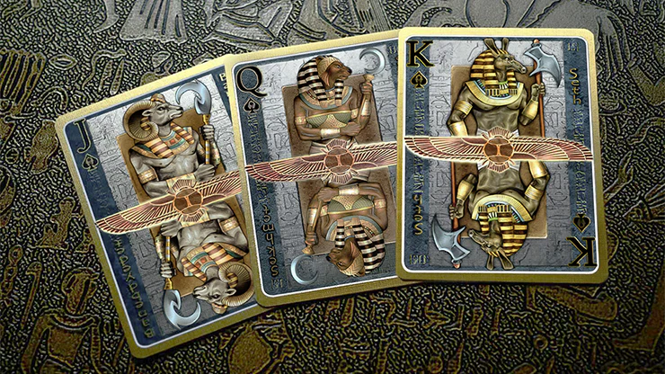 Egypt Mythology Premium Edition Playing Cards - Sapphire - Image 4