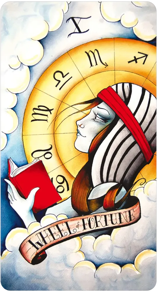 Eight Coins' Tattoo Tarot Borderless Miniature Edition - Image 3