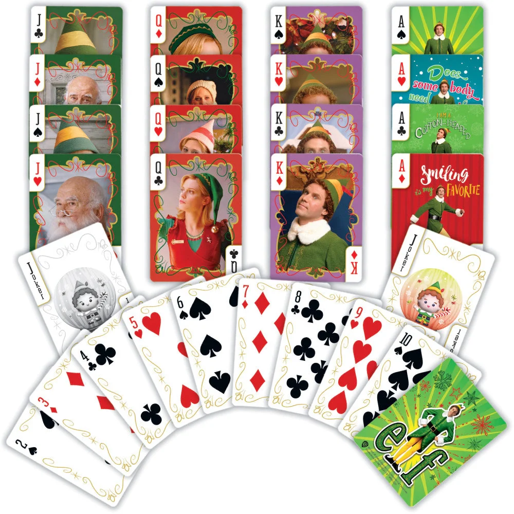 Elf - The Movie Playing Cards by Masterpieces - Image 2