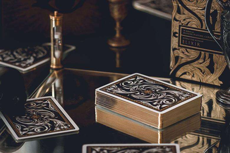 Elixir Gold Gilded Playing Cards USPCC - Image 2