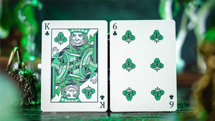 Emerald Green Morpho Playing Cards by TCC Fashion - Image 4