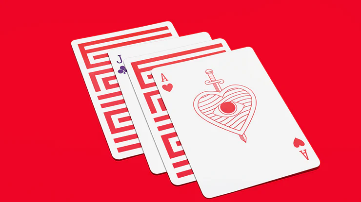 Enigma Red Playing Cards USPCC - Image 4