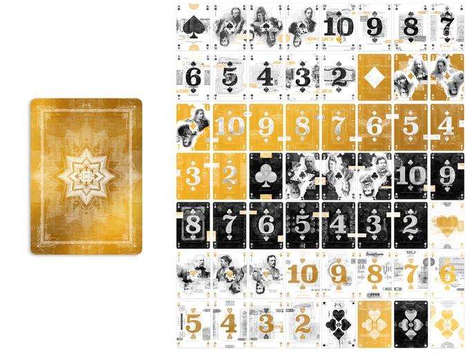 EPHEMERID v2 Gold & Copper Playing Cards 2 Deck Set NPCC - Image 8