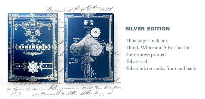 EPHEMERID v2 Silver Playing Cards NPCC - Image 5