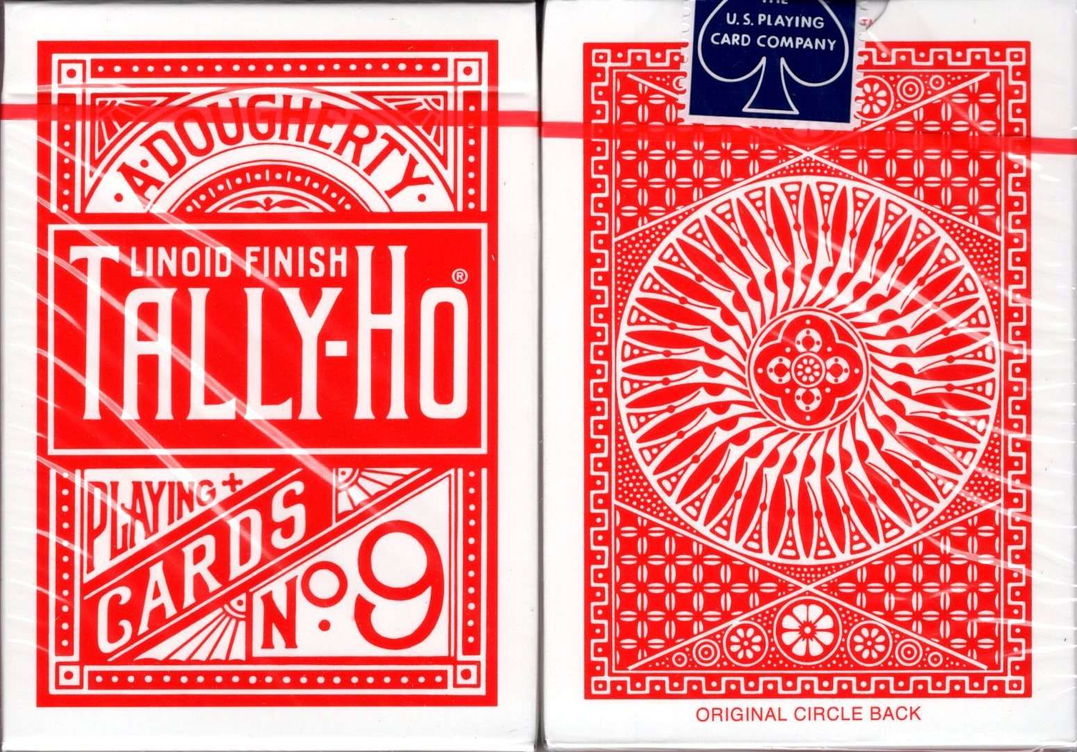 Expert Thin Tally-Ho Circle Back Playing Cards - Image 3