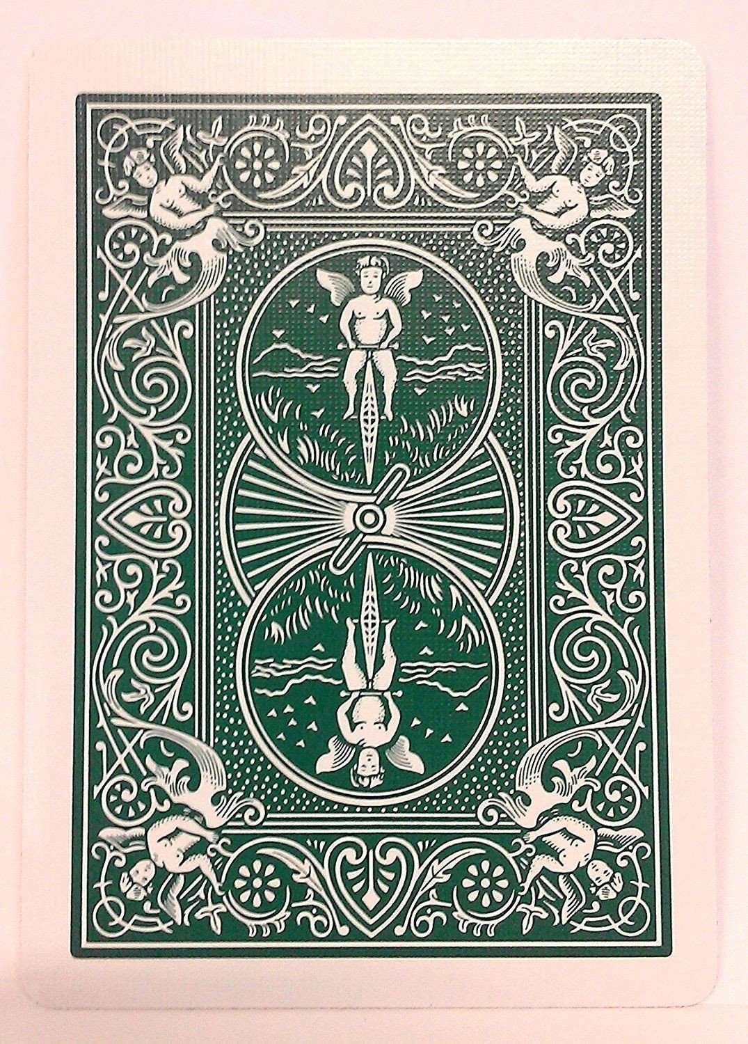 Fashion Dark Green Bicycle Playing Cards Deck - Image 2