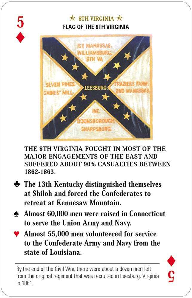 Flags of the Civil War Playing Cards USGS - Image 3