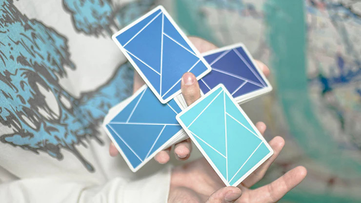 Flexible Gradients Blue Cardistry Playing Cards TCC - Image 3