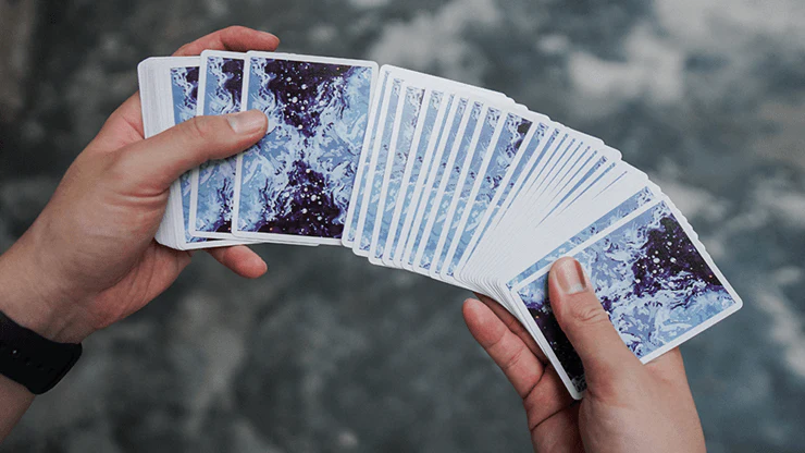 Fluid Art Blue Cardistry Cards TCC - Image 2
